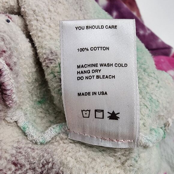 KkCo Tie Dye Oversized Pierced Sweatshirt Unisex Size S - Picture 6 of 10